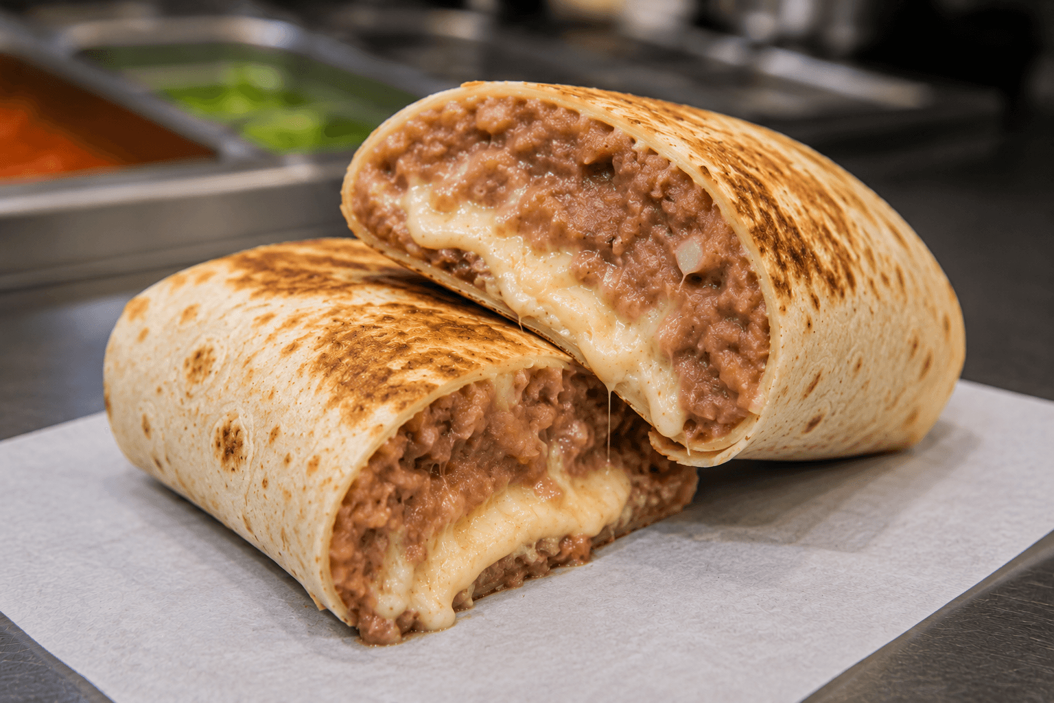Bean & Cheese — Frijol con queso derretido, el clásico